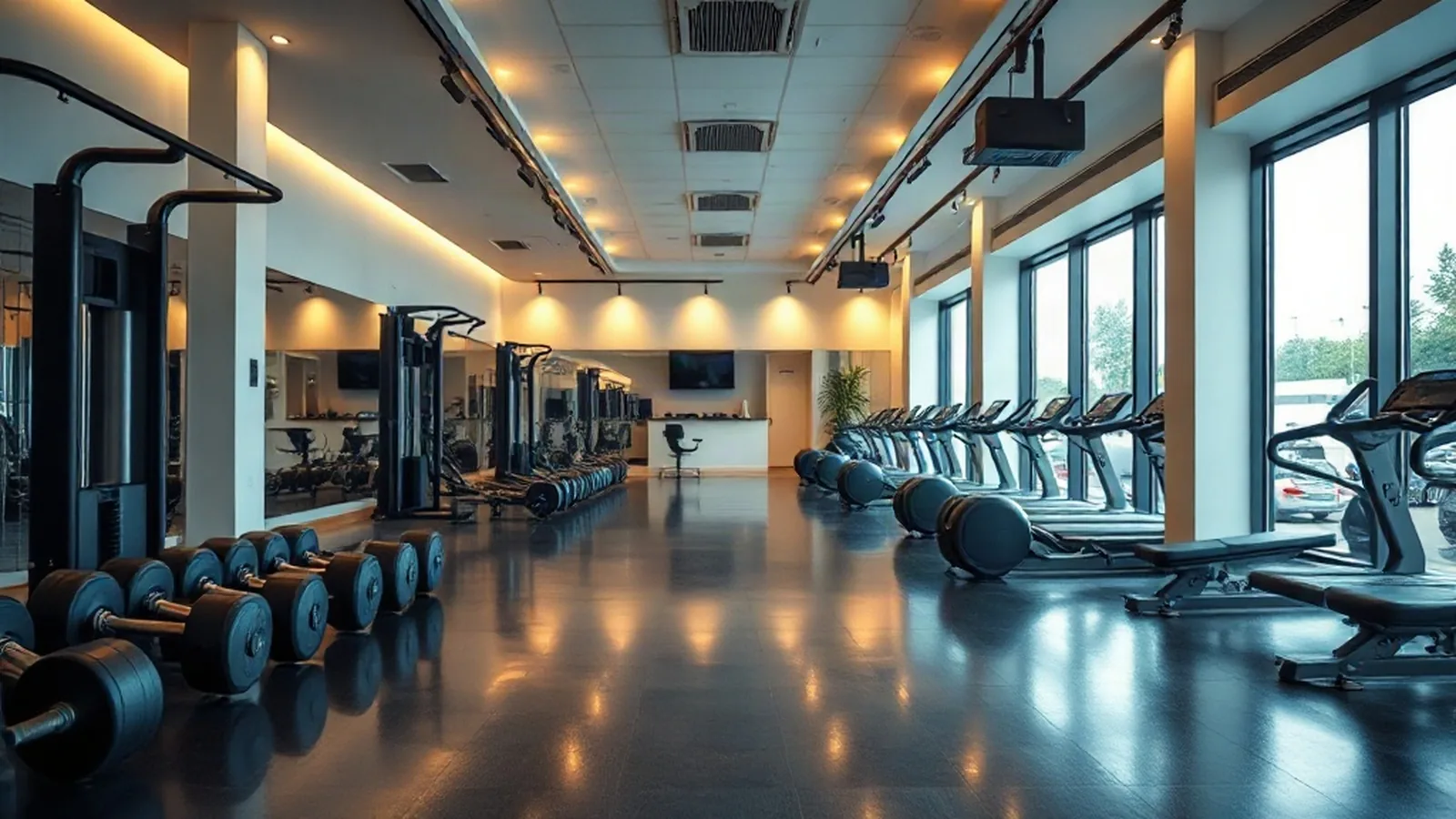 A modern boutique training studio