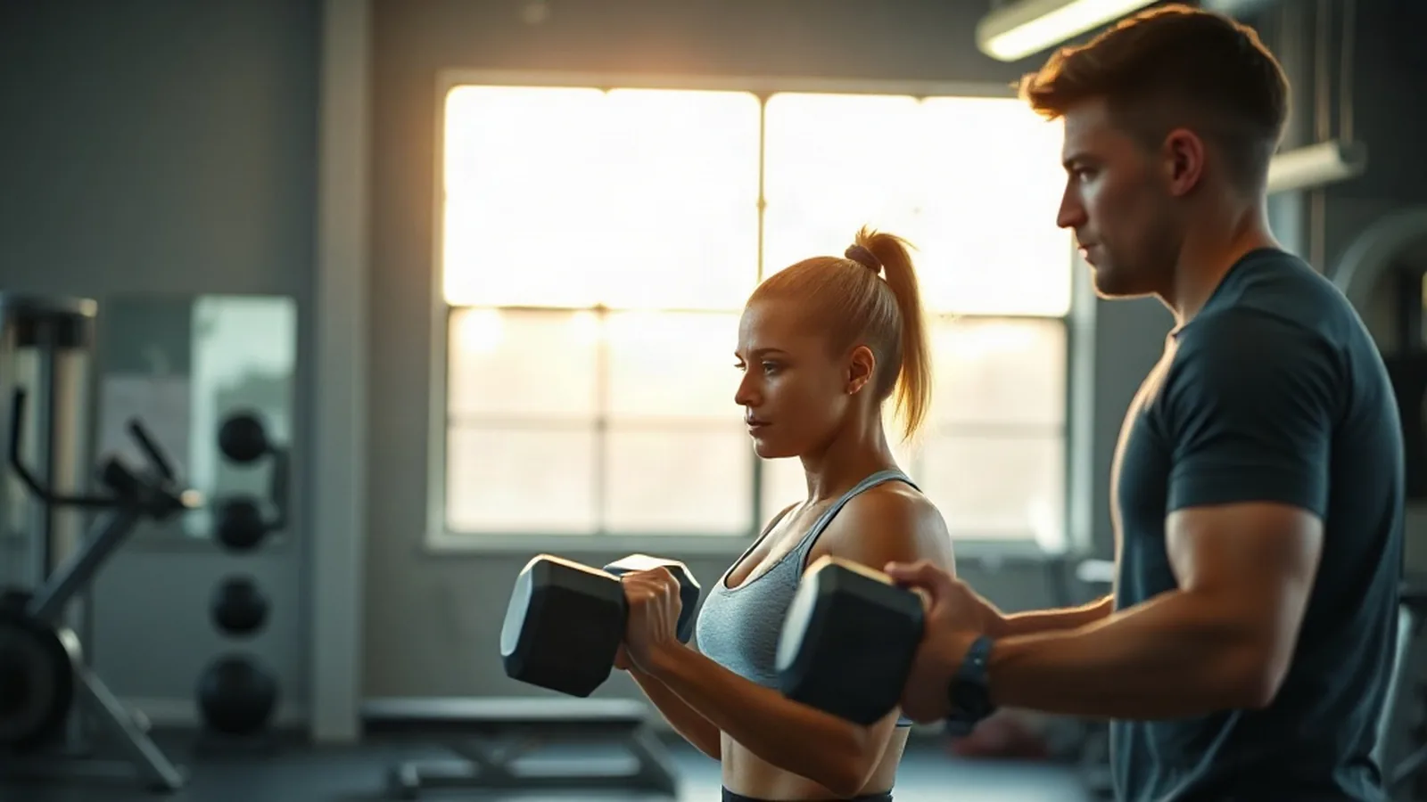Supervised resistance training with a certified trainer