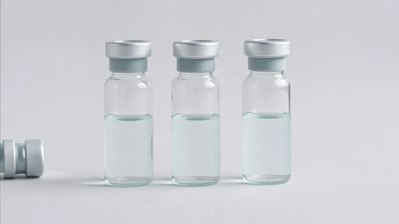 Sterile compounded peptide vials